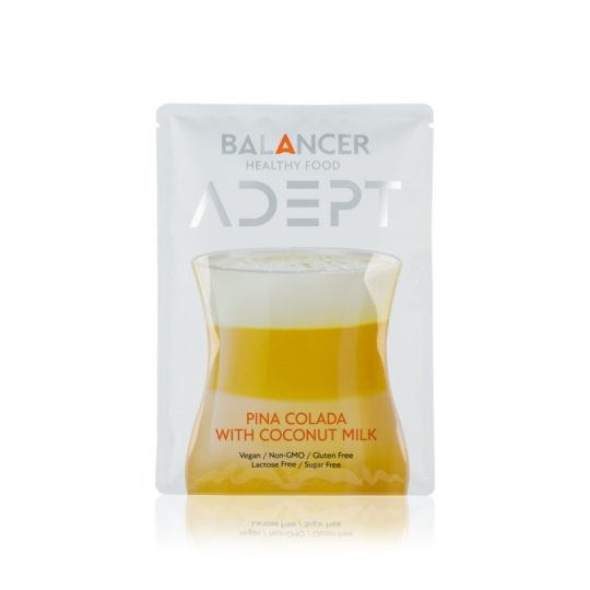 Коктейль BALANCER ADEPT «MIX SET» (cappuccino, matcha latte, pina colada with coconut milk), 3 шт.